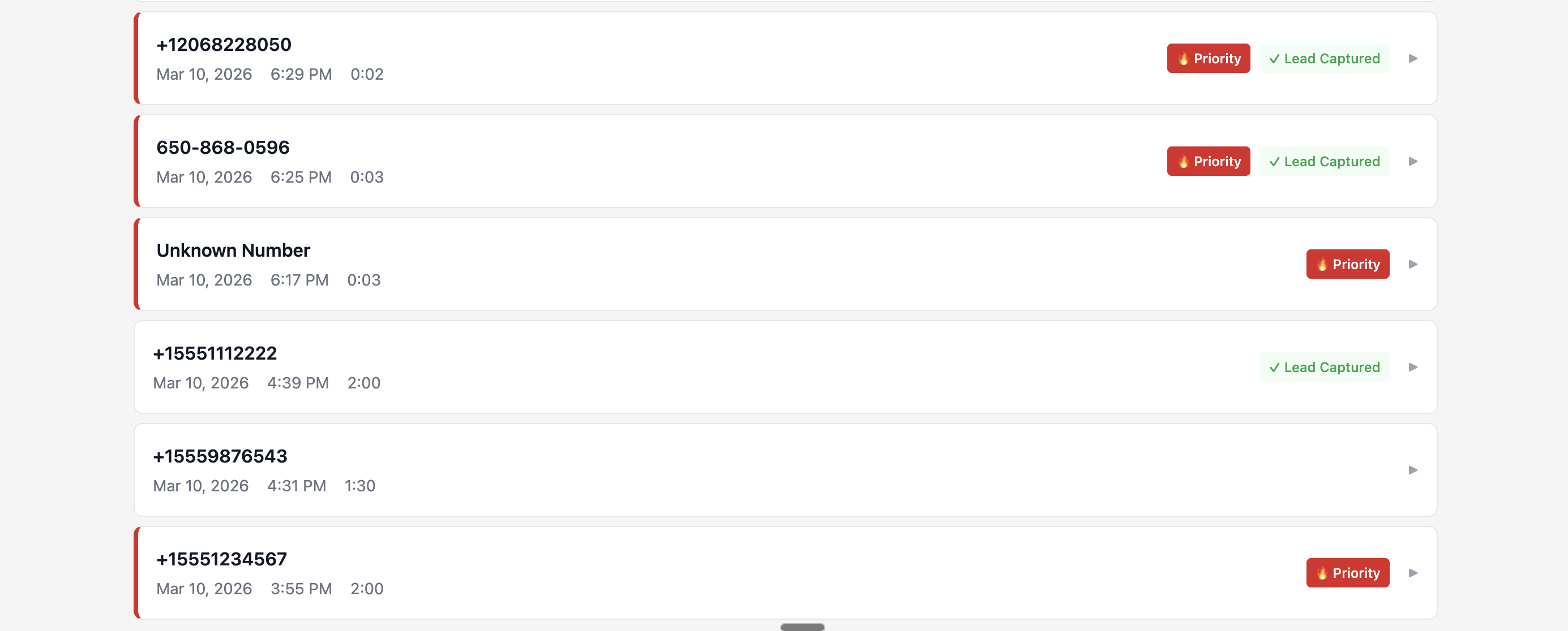 Voice Agent Screenshot